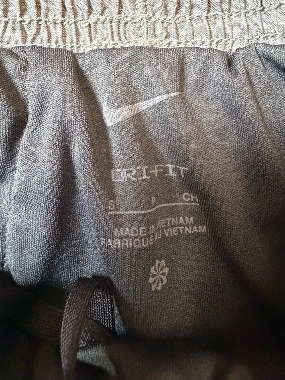 Nike Gray and Black Girls' Athletic Shorts